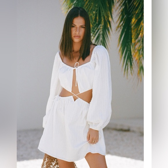 Cut out white dress - Sabo Skirt, Australian brand - S - Picture 3 of 5